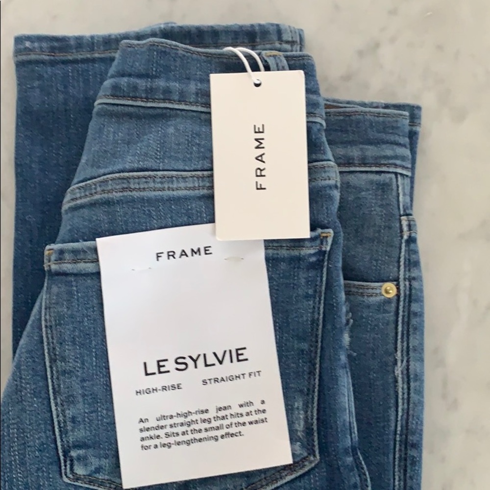 New Frame ale Sylvia high rise jeans size 24